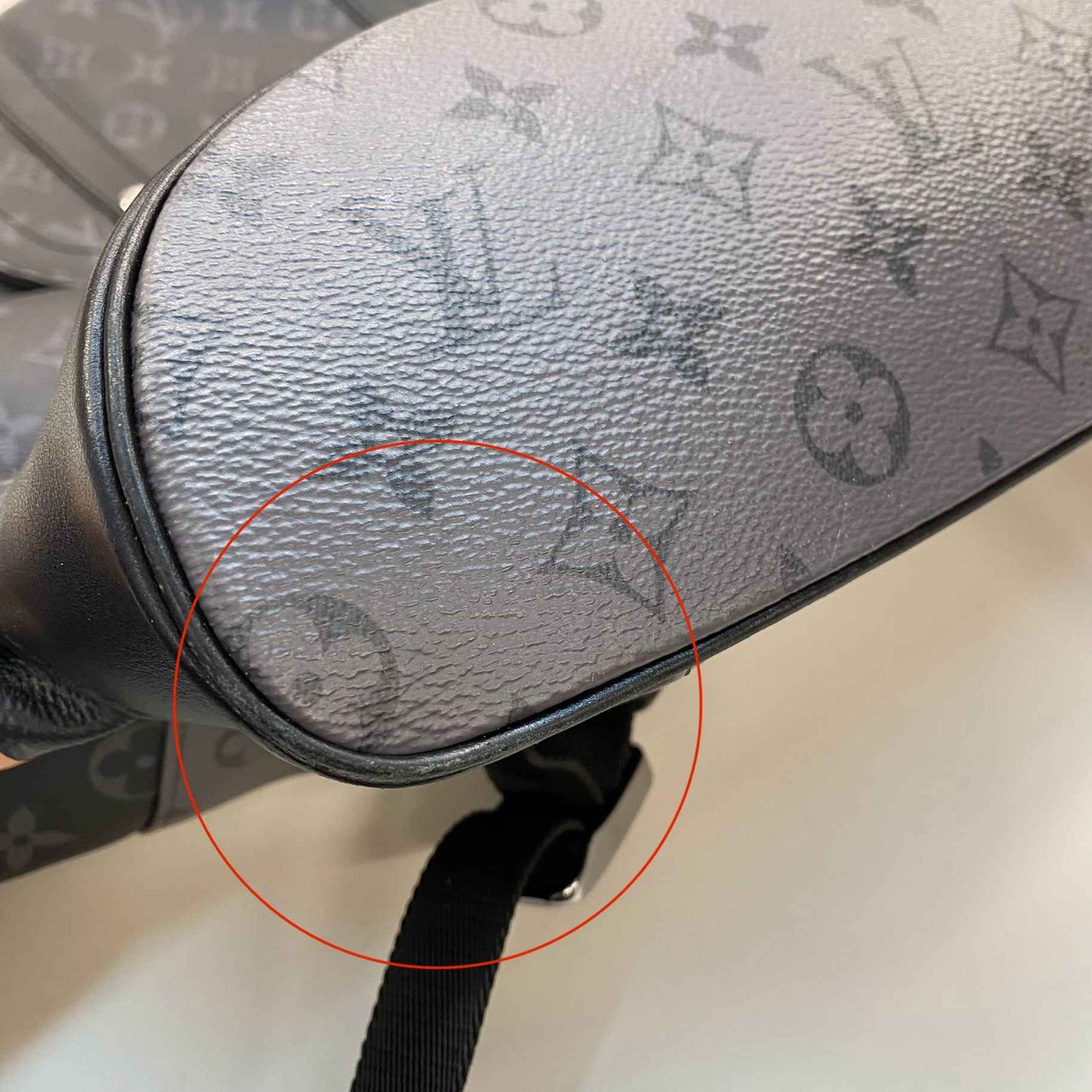 Men's Christopher Mm Monogram Eclipse Backpack Black