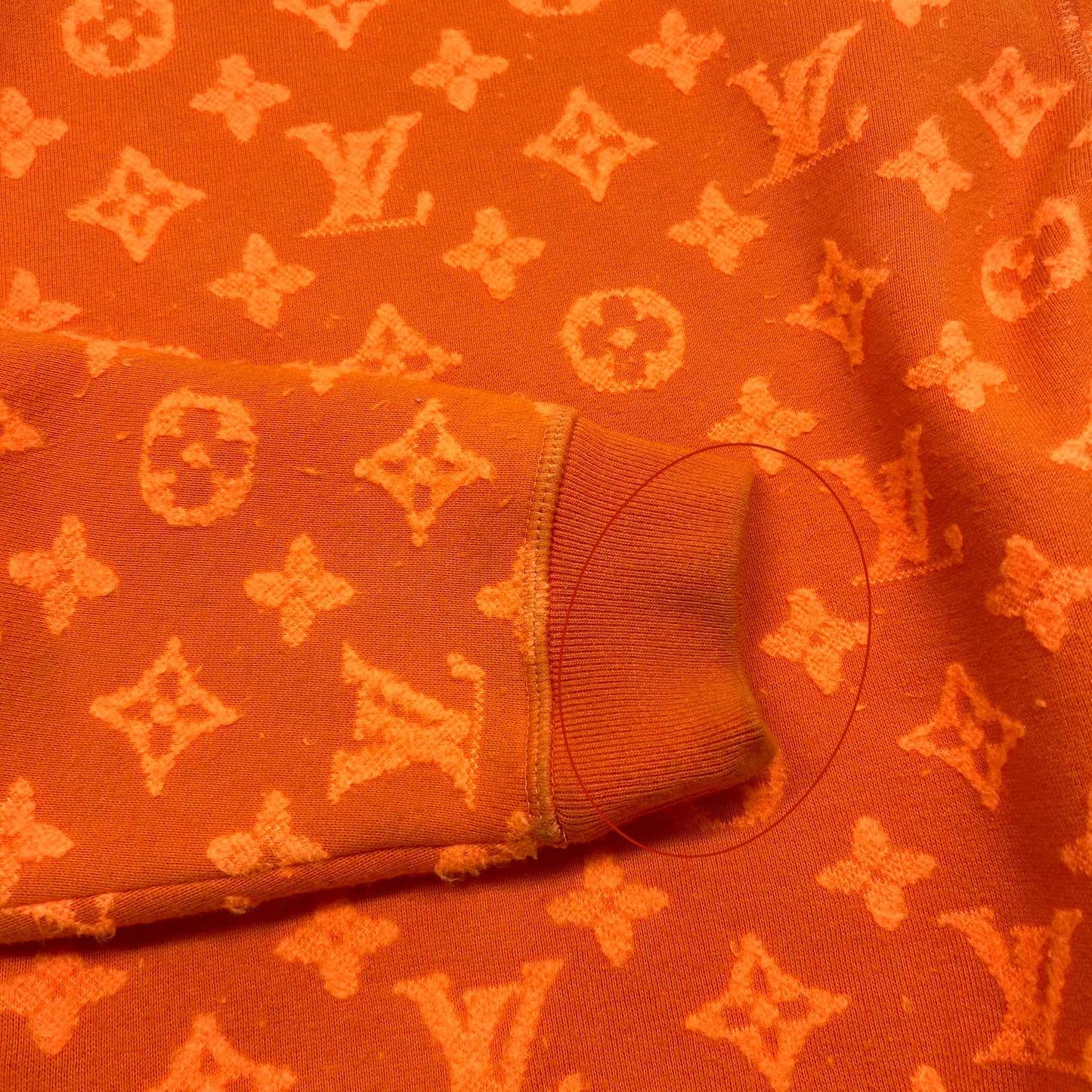 Men's Monogram Jumper Orange Size XS