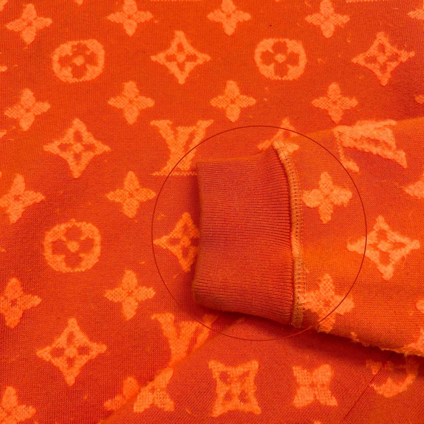 Men's Monogram Jumper Orange Size XS