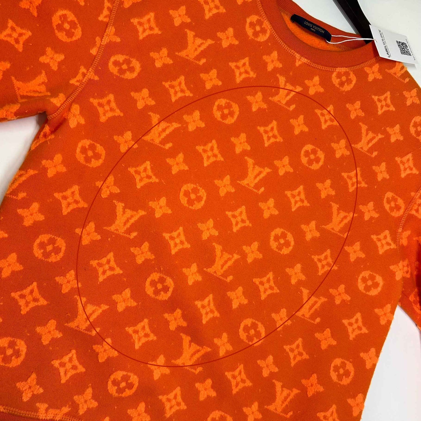 Men's Monogram Jumper Orange Size XS
