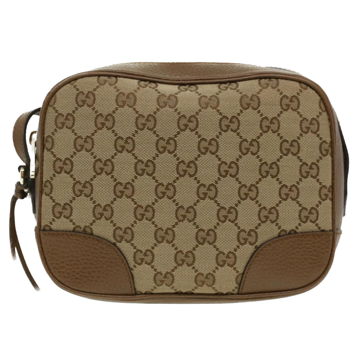 GUCCI GG Canvas Shoulder Bag Beige lt695