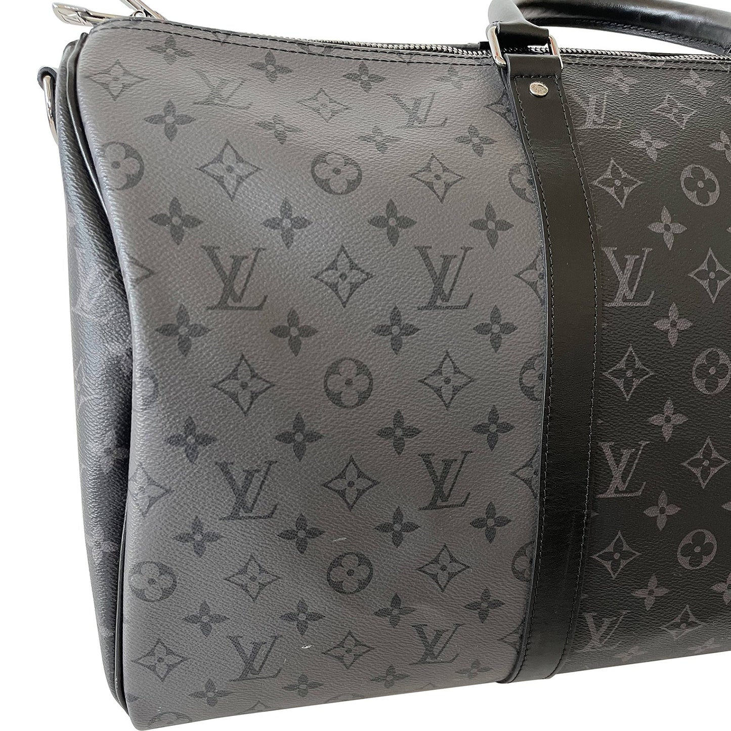 Louis Vuitton Keepall BandouliÃƒÆ’Ã‚Â¨re Monogram Eclipse Reverse 50