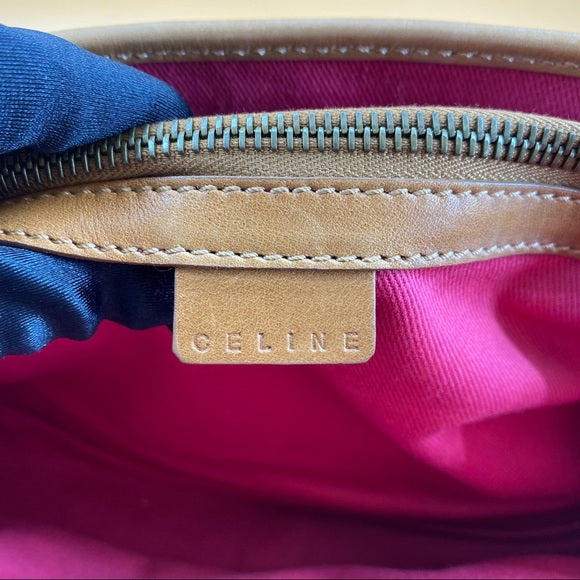 CELINE pink logo tote