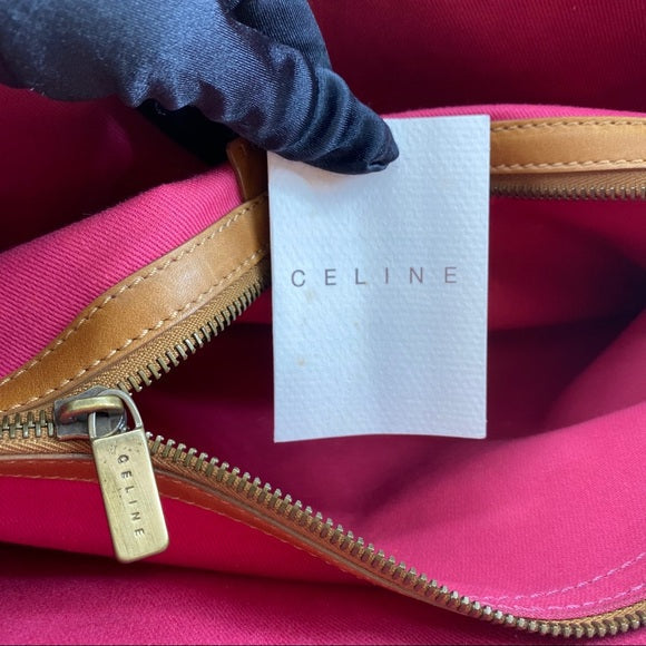 CELINE pink logo tote