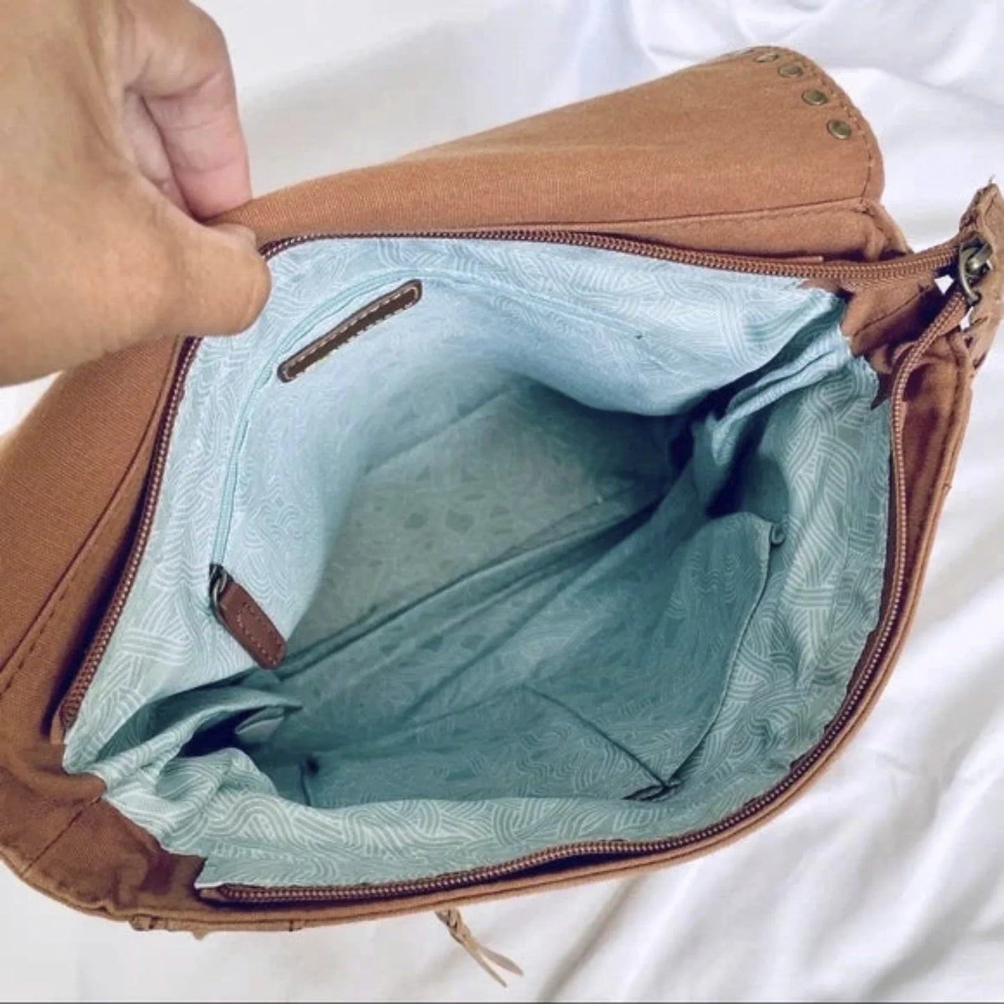 THE SAK Tobacco Embossed Floral Ventura Convertible Backpack