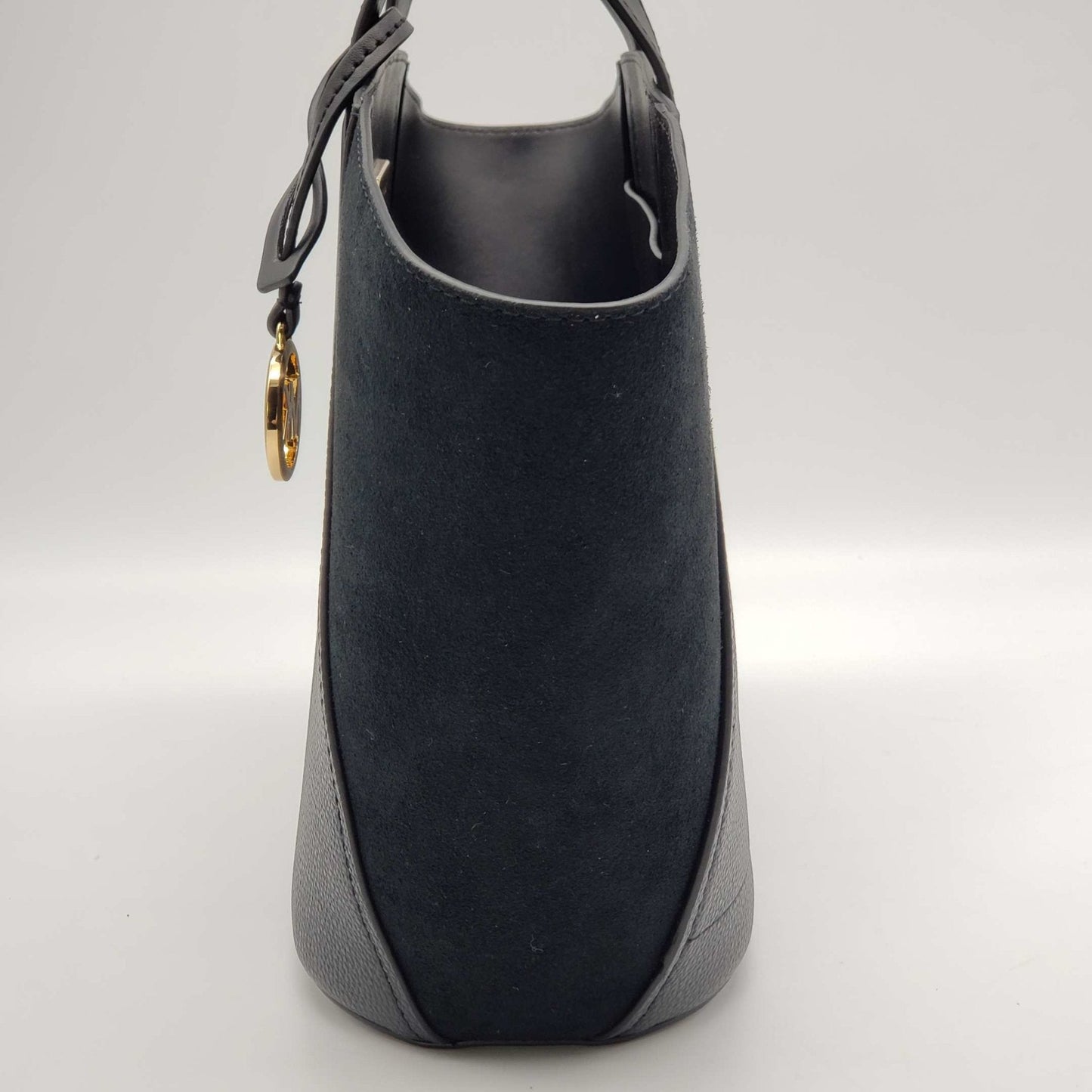 Michael Kors Portia Black Leather Tote Bag