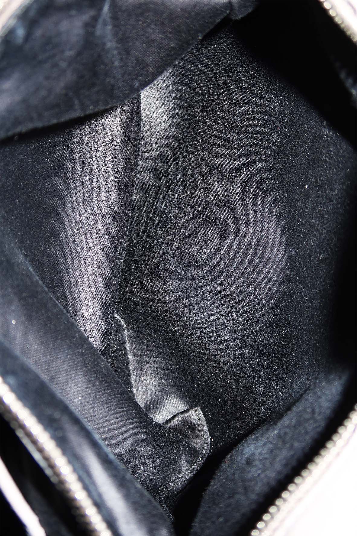 Vitello Lux Bow Satchel Grey