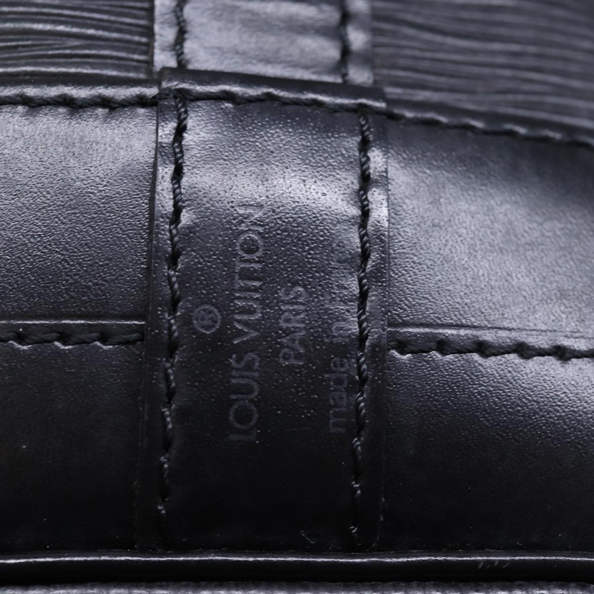 LOUIS VUITTON Epi Noe Shoulder Bag Black M44002 LV mr137