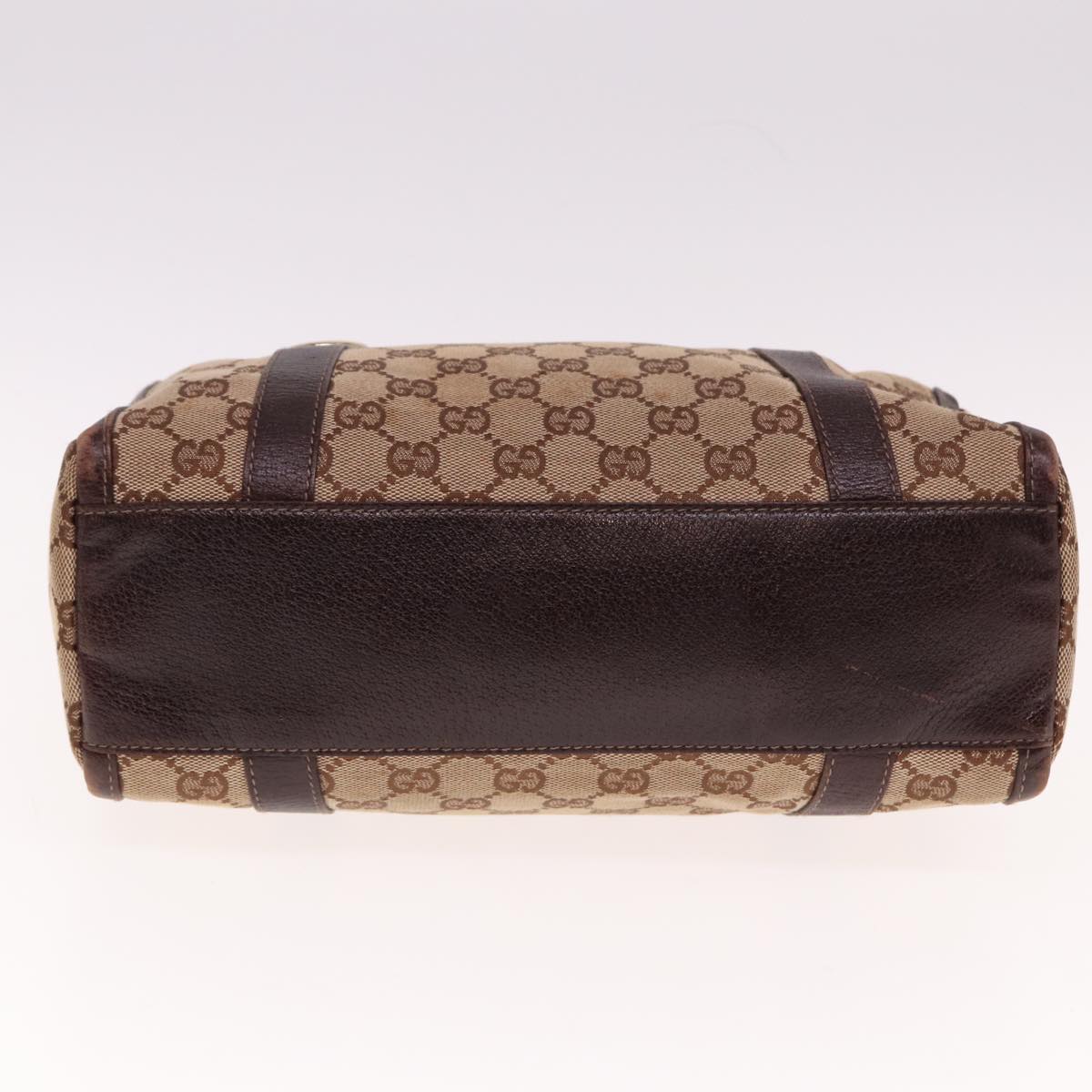 GUCCI GG Canvas Hand Bag Beige 130942 mr232
