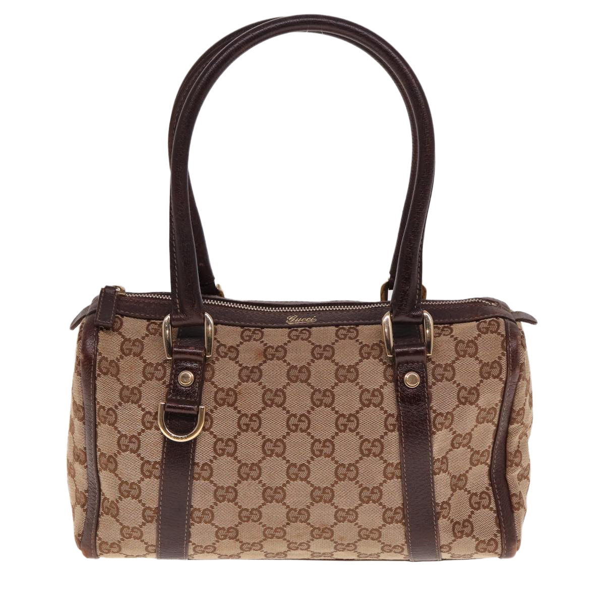 GUCCI GG Canvas Hand Bag Beige 130942 mr232