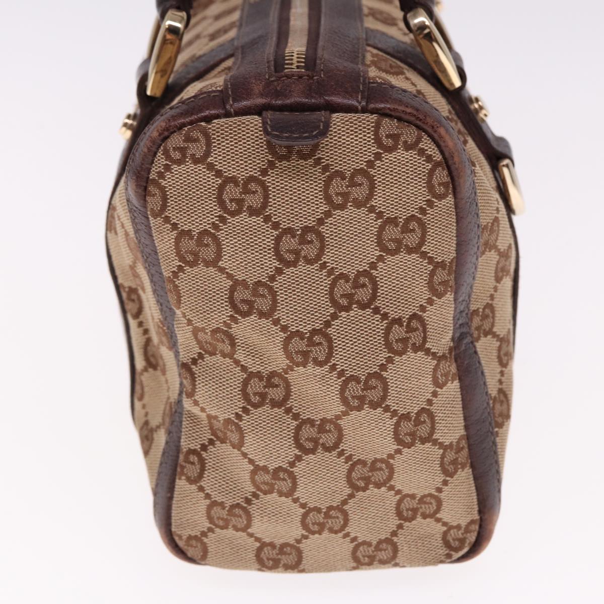 GUCCI GG Canvas Hand Bag Beige 130942 mr232