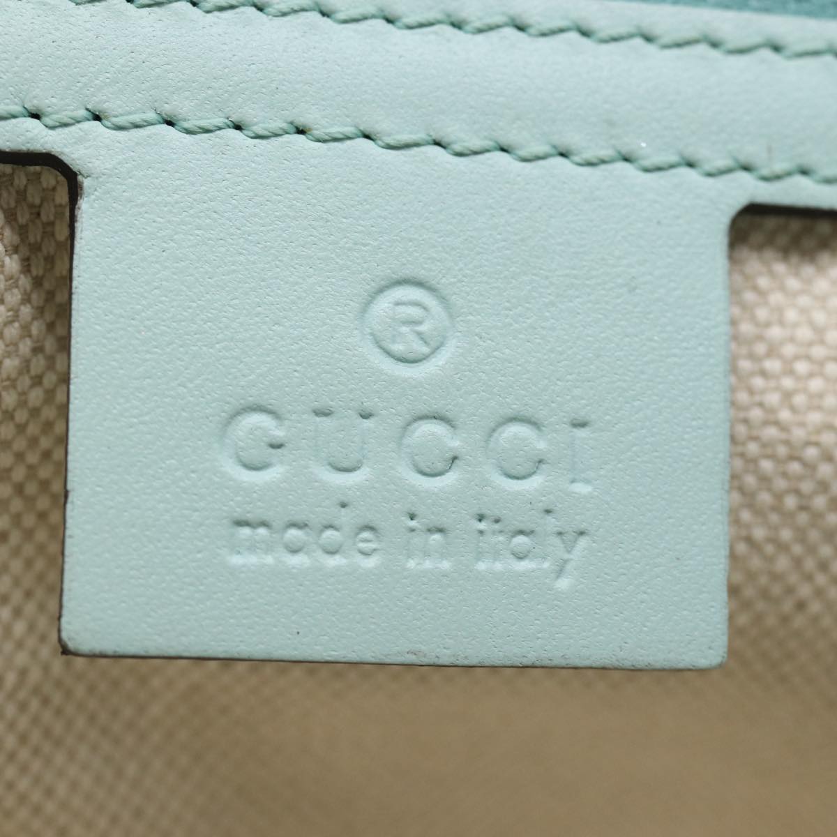 GUCCI Tote Bag Denim Navy 348715 mr243