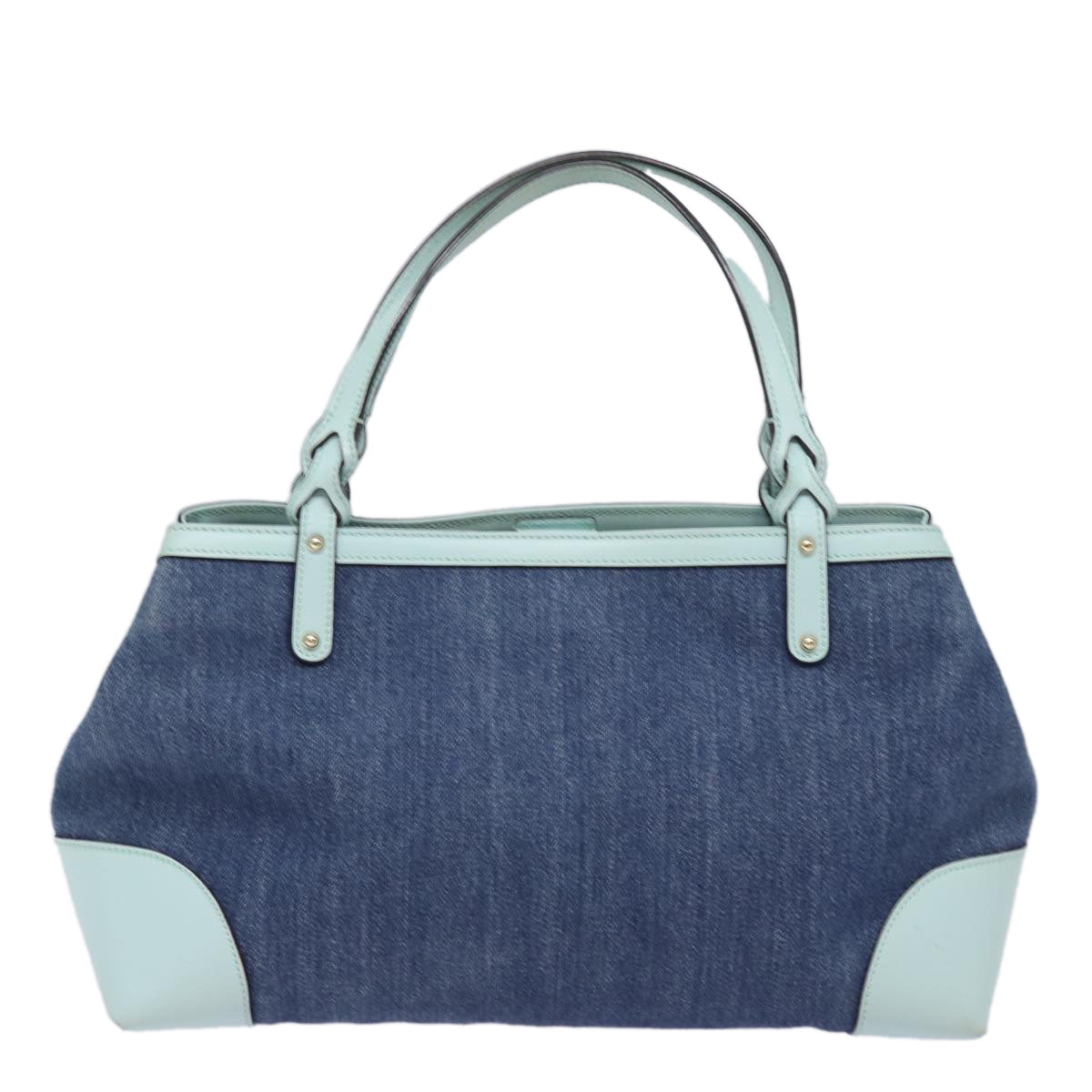 GUCCI Tote Bag Denim Navy 348715 mr243