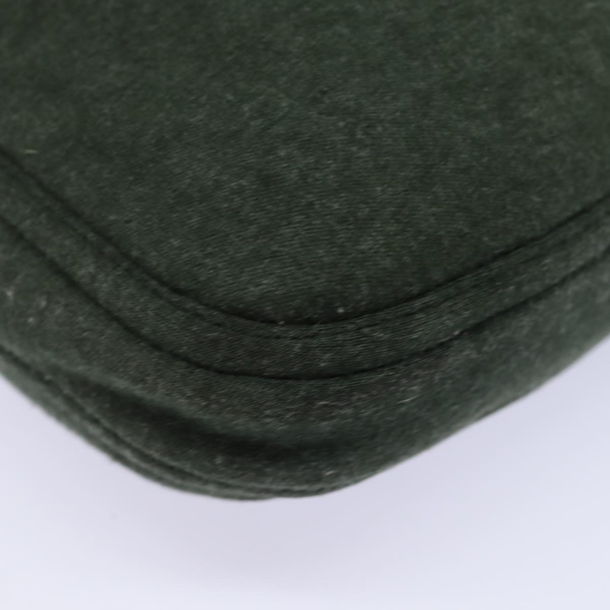 FENDI Mamma Baguette Shoulder Bag Cotton Green mr306