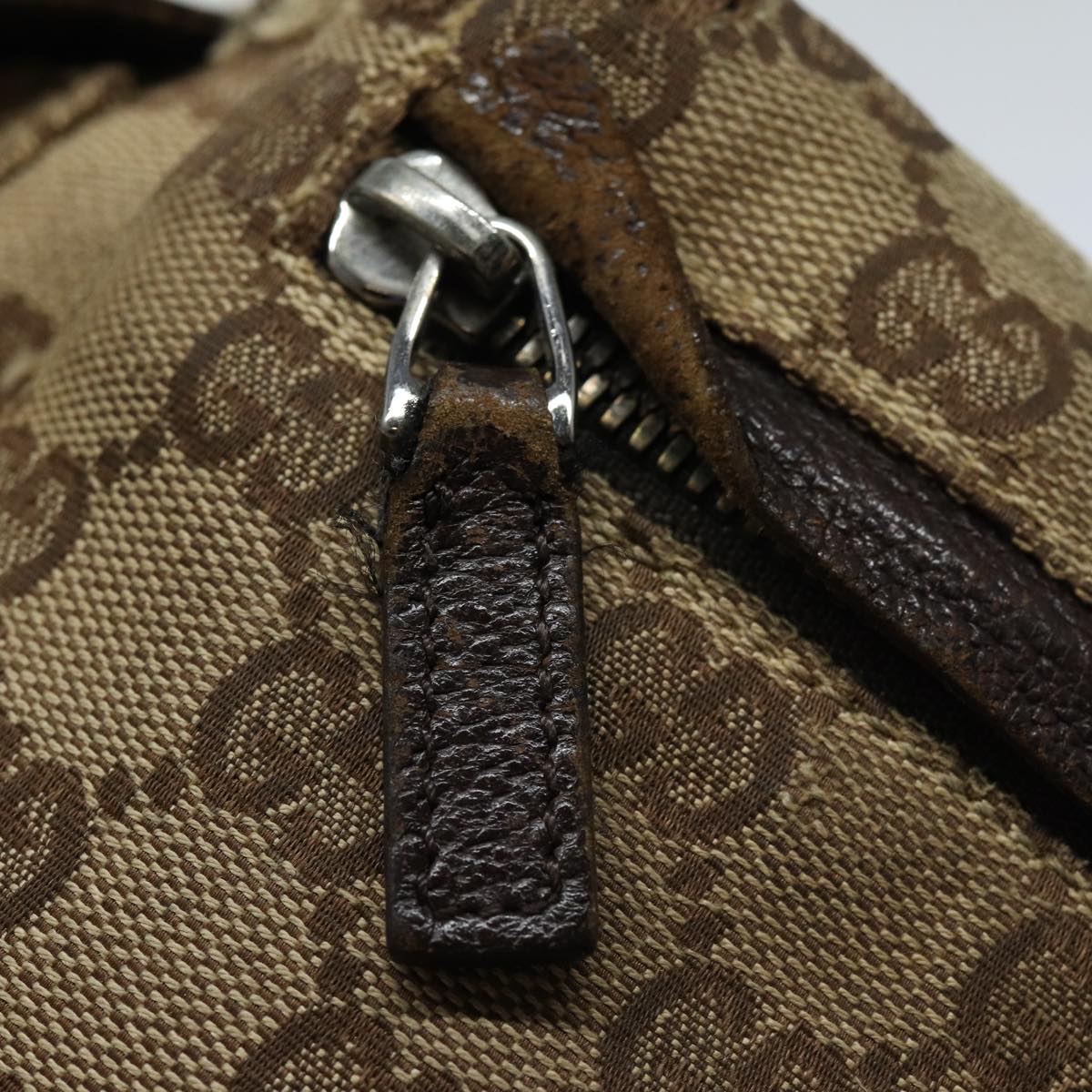 GUCCI GG Canvas Web Sherry Line Waist bag Beige 28566 mr366
