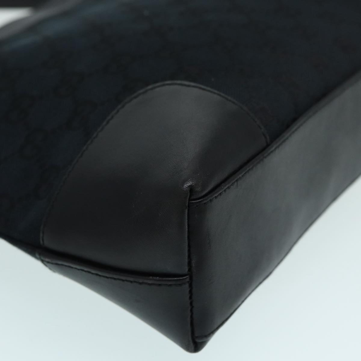 GUCCI GG Canvas Shoulder Bag Black 001 4231 mr368