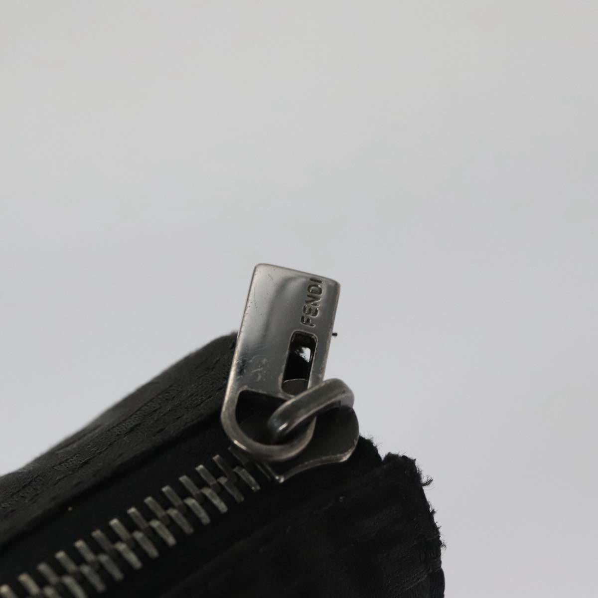 FENDI Zucchino Canvas Pouch Black mr924
