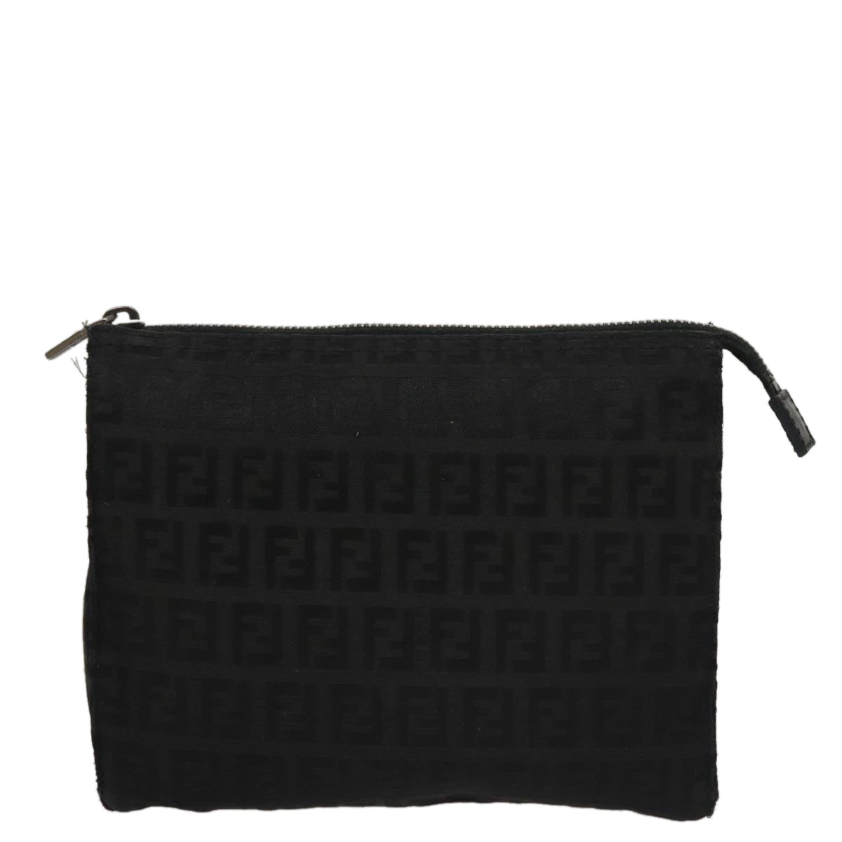 FENDI Zucchino Canvas Pouch Black mr924