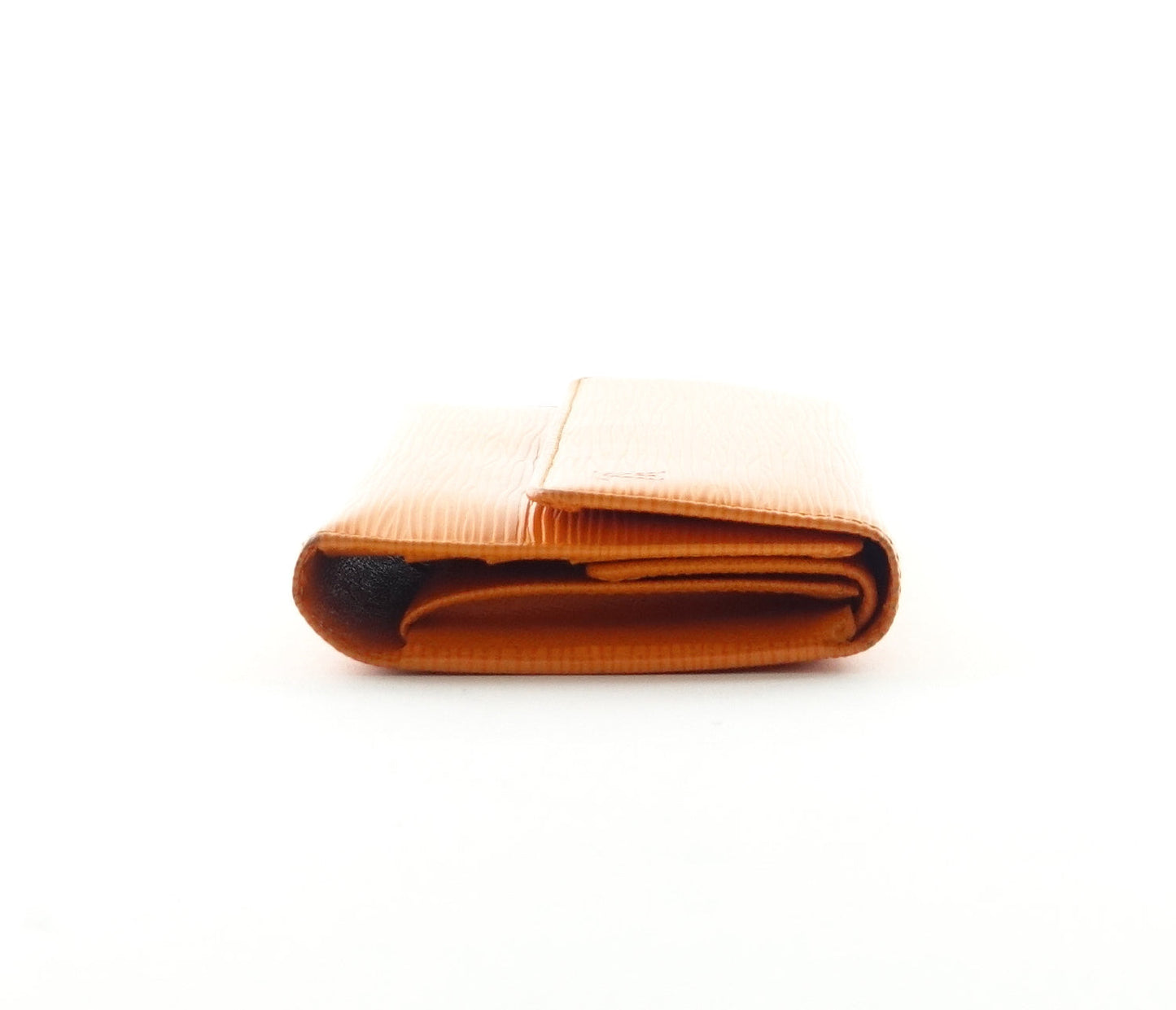 Louis Vuitto Orange Epi Leather Porte Tresor International Wallet