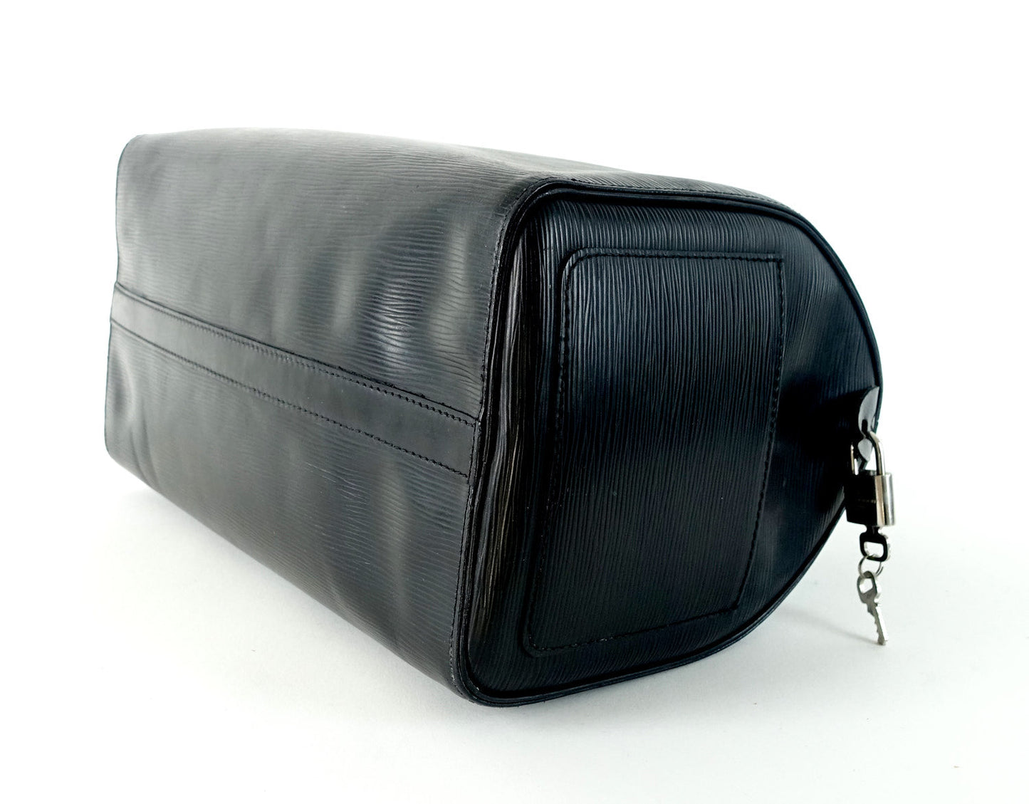 Louis Vuitto Speedy 30 Black Epi Leather Handbag
