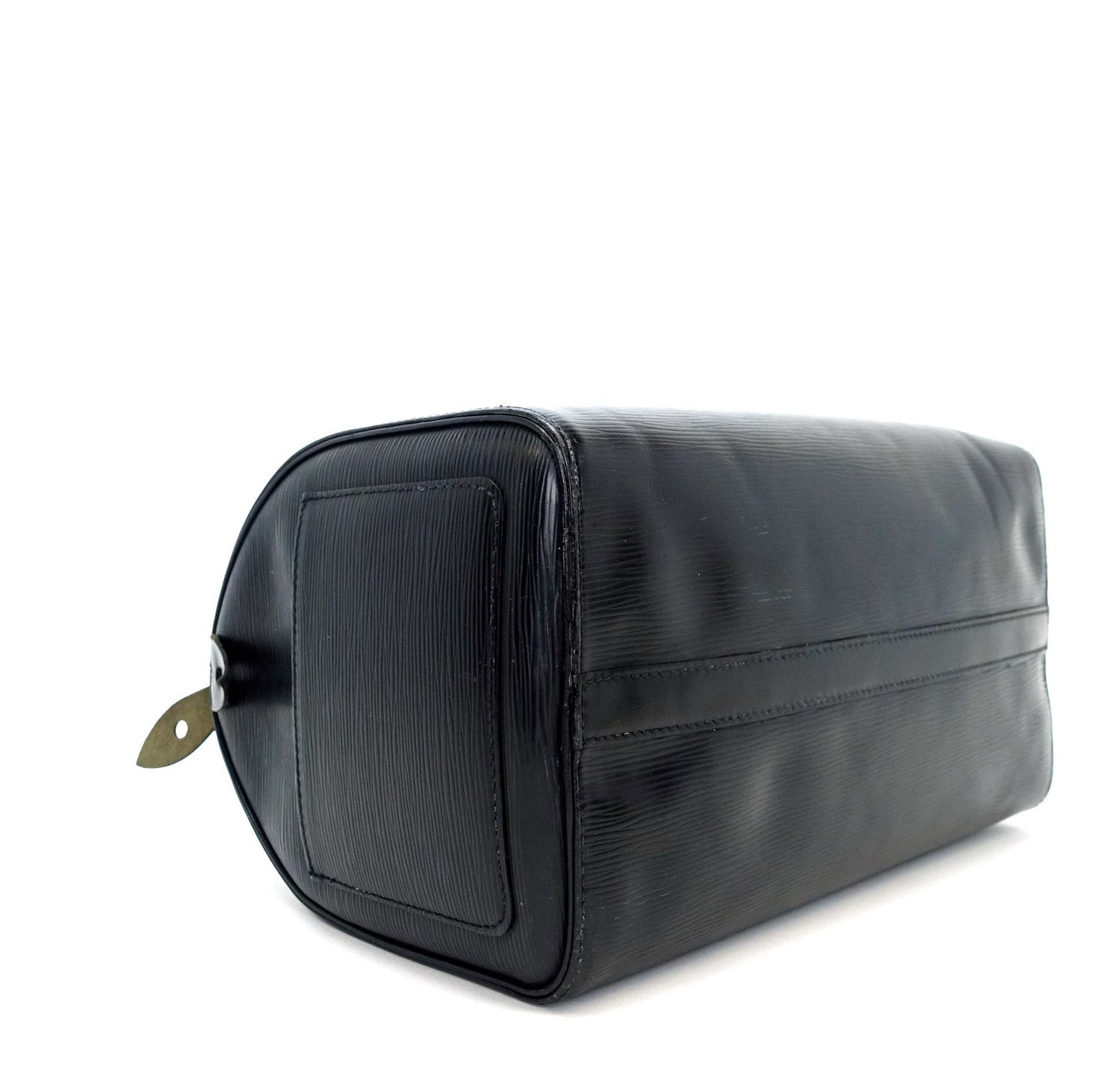 Louis Vuitto Speedy 30 Black Epi Leather Handbag