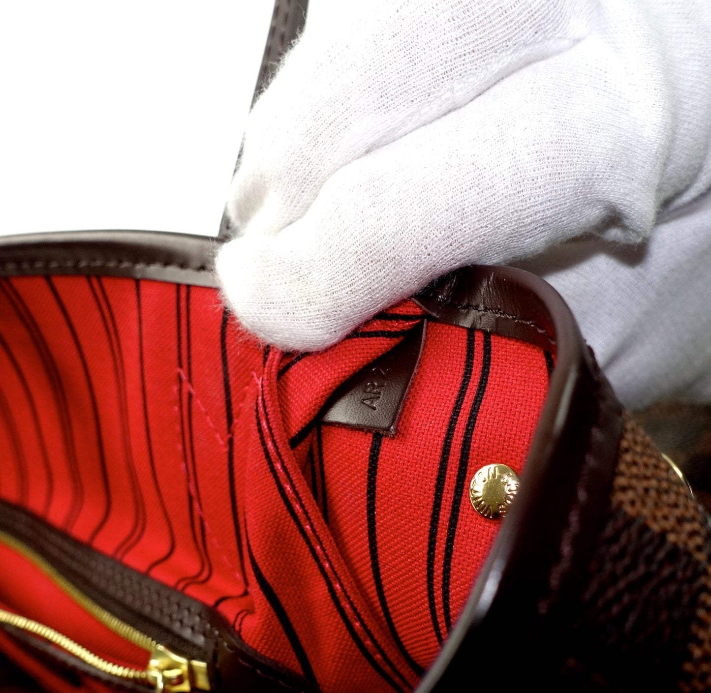 Louis Vuitto Neverfull PM Damier EbÃ¨ne Canvas Shoulder Bag
