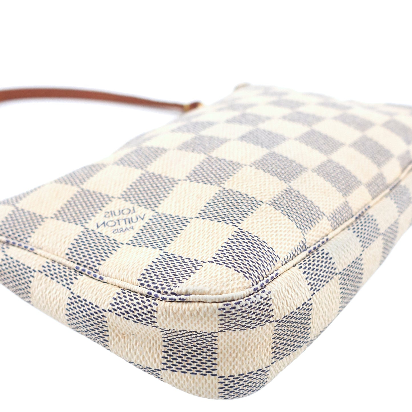 Louis Vuitto Pochette Accessoires Damier Azur Canvas Bag
