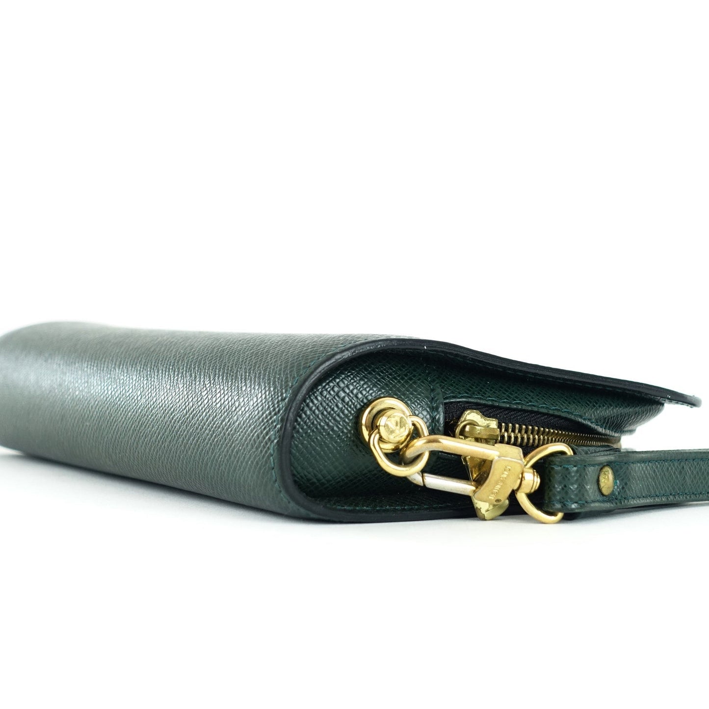 Louis Vuitto Baikal Taiga Leather Pochette Bag