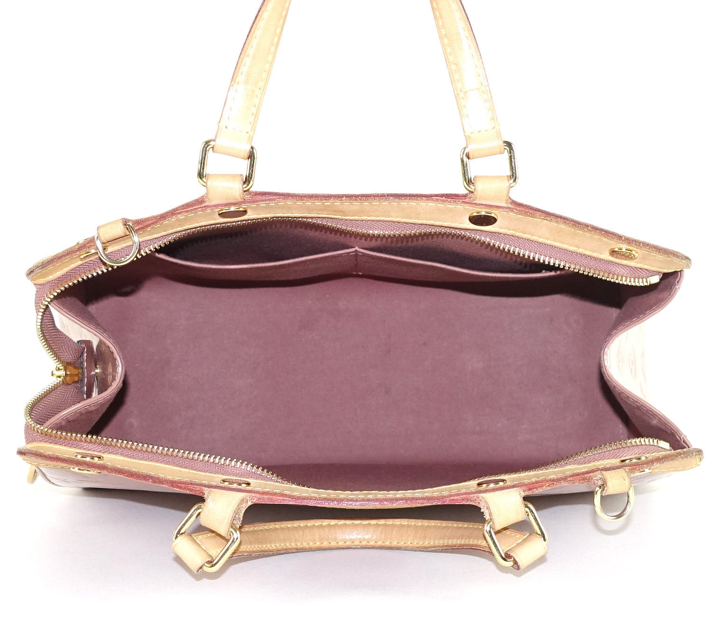 Louis Vuitto Brea MM Monogram Vernis Leather Handbag