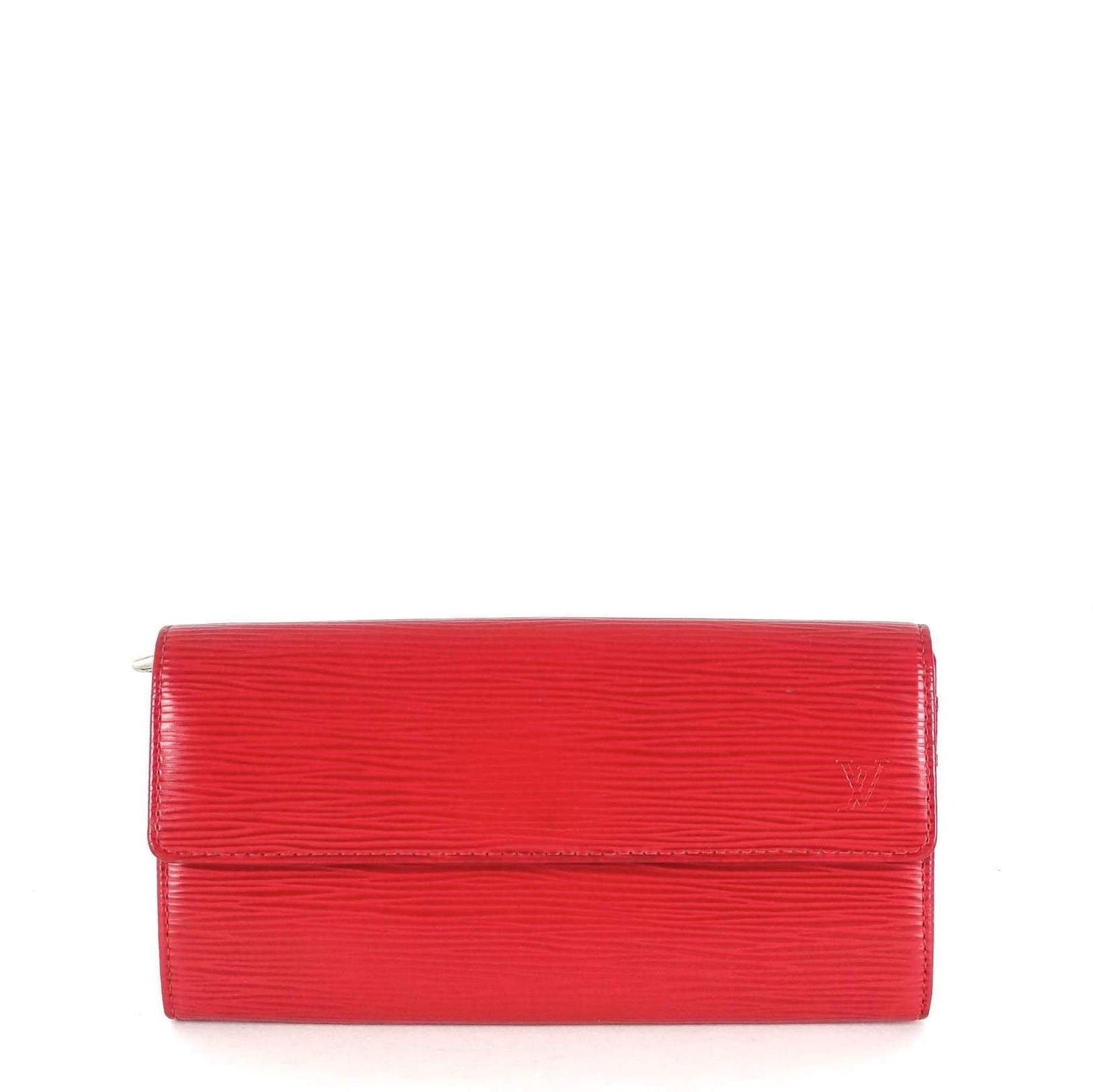 Louis Vuitto Sarah Red Epi Leather Wallet