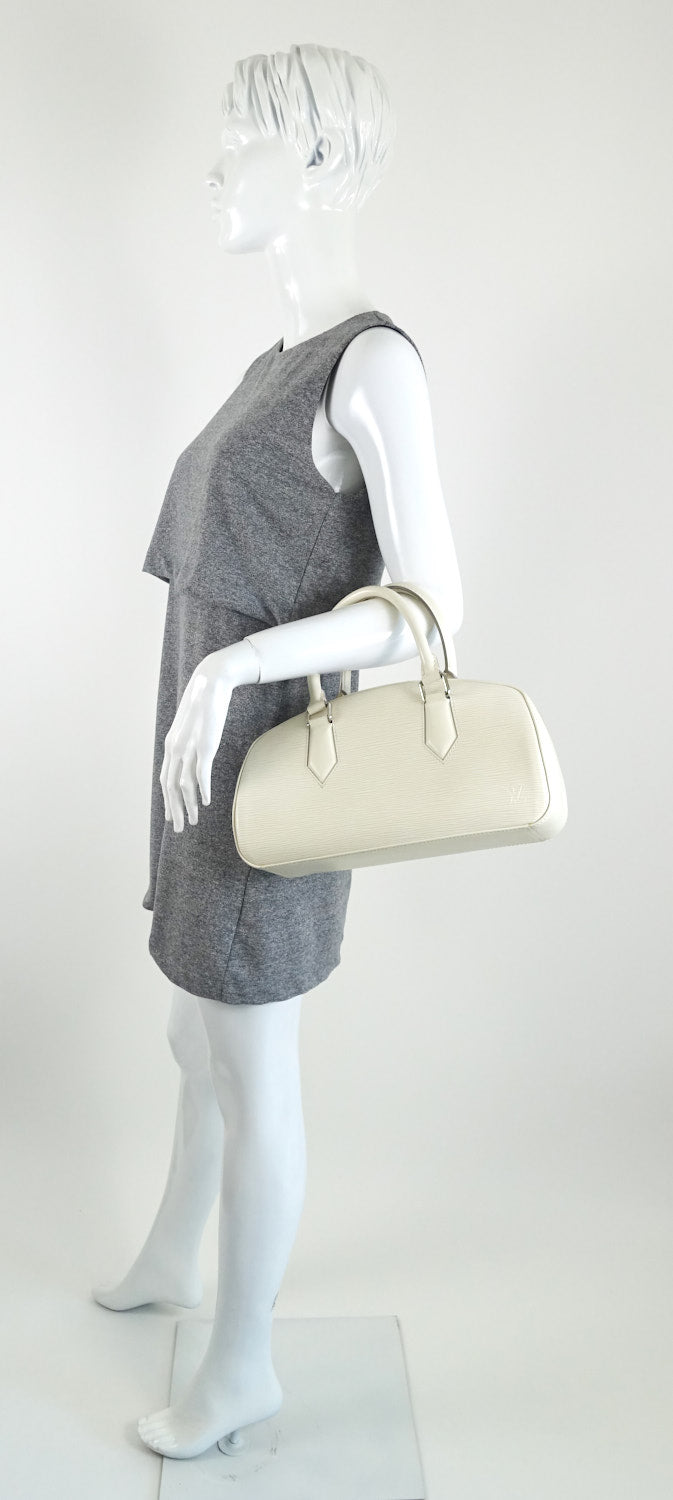 Louis Vuitto Jasmin Cream Epi Leather Handbag