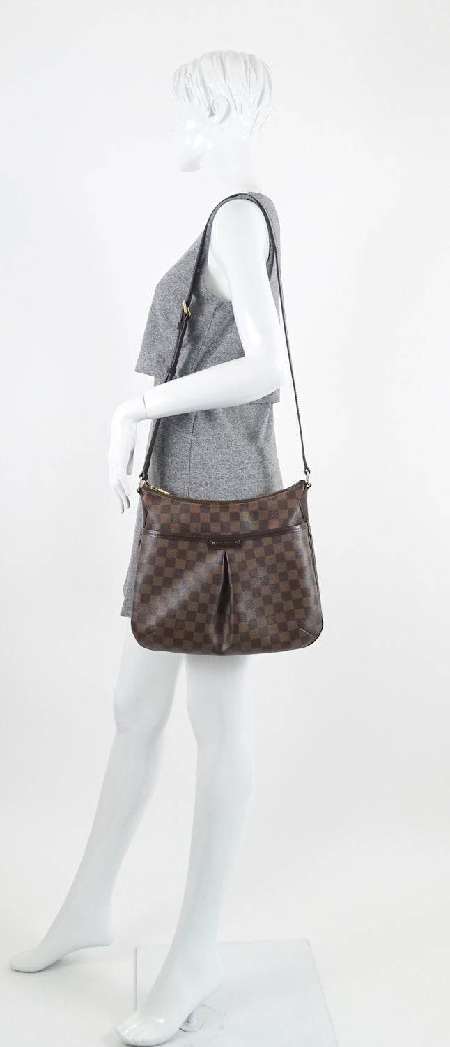Louis Vuitto Bloomsbury PM Damier Ebene Canvas Bag