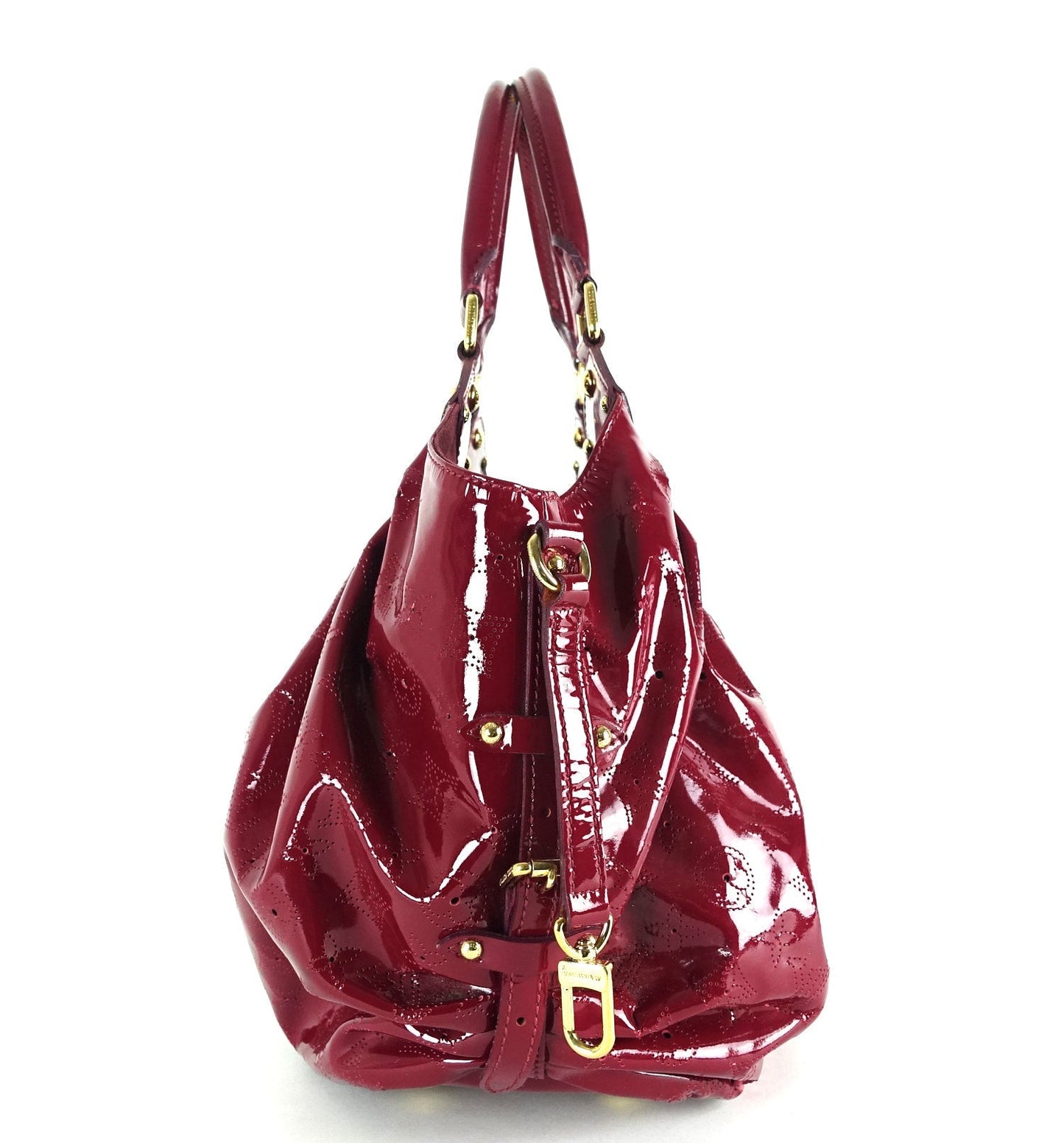 Louis Vuitto Surya Mahina Patent Leather Hobo Bag