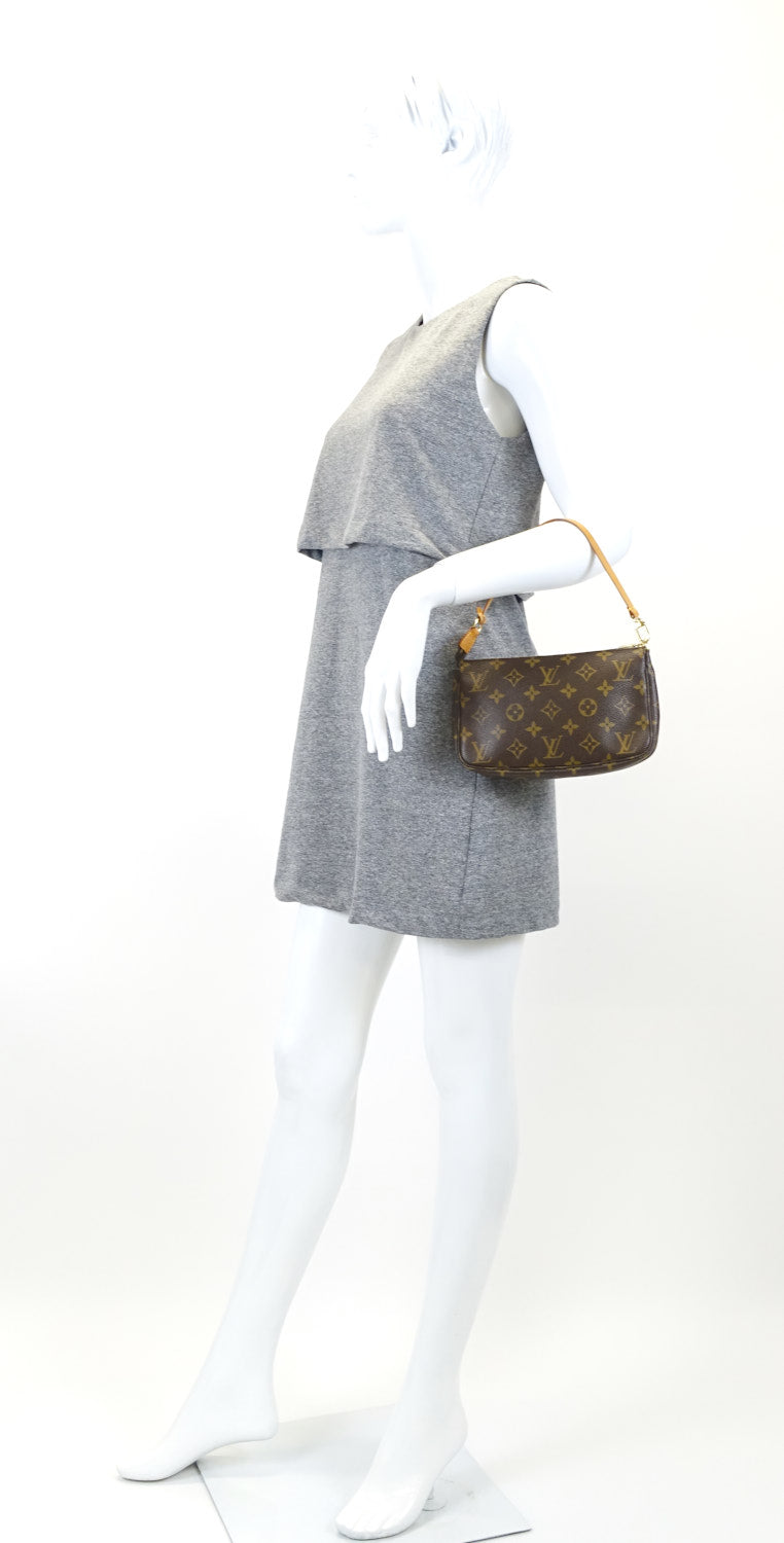 Louis Vuitto Pochette Accessoires Monogram Canvas Evening Bag