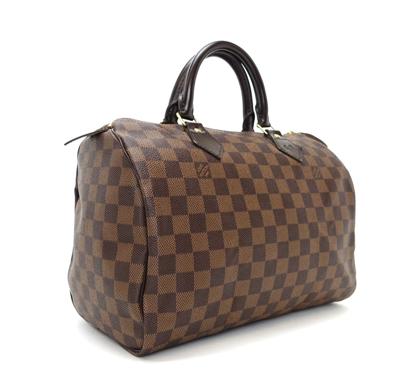 Louis Vuitto Speedy 30 Damier EbÃ¨ne Canvas Handbag
