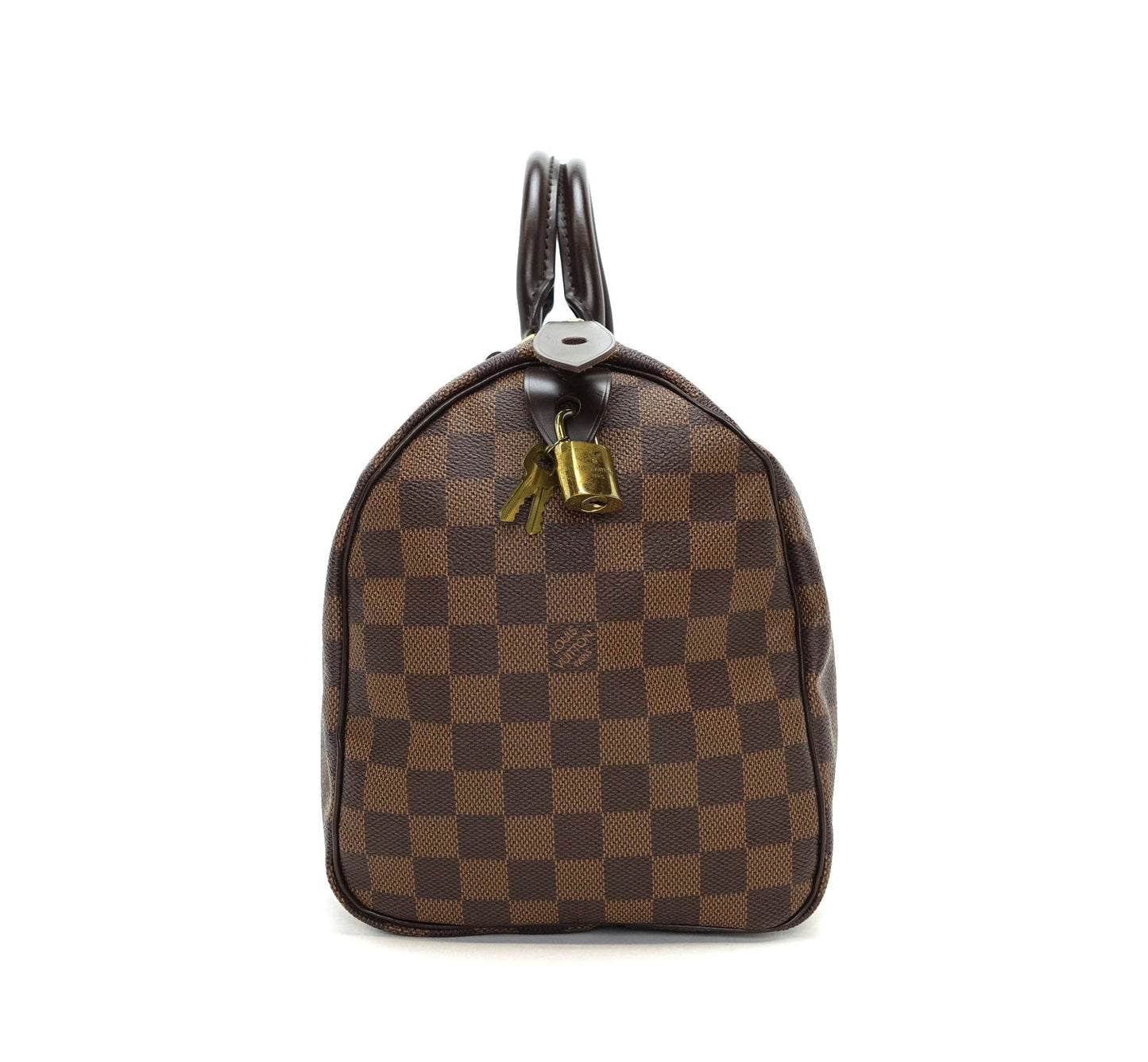 Louis Vuitto Speedy 30 Damier EbÃ¨ne Canvas Handbag