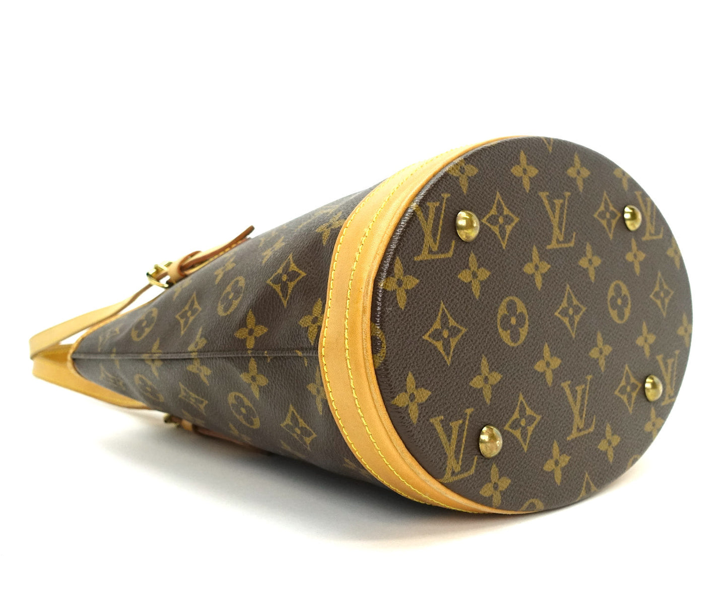 Louis Vuitto Petit Bucket Monogram Canvas Tote Bag