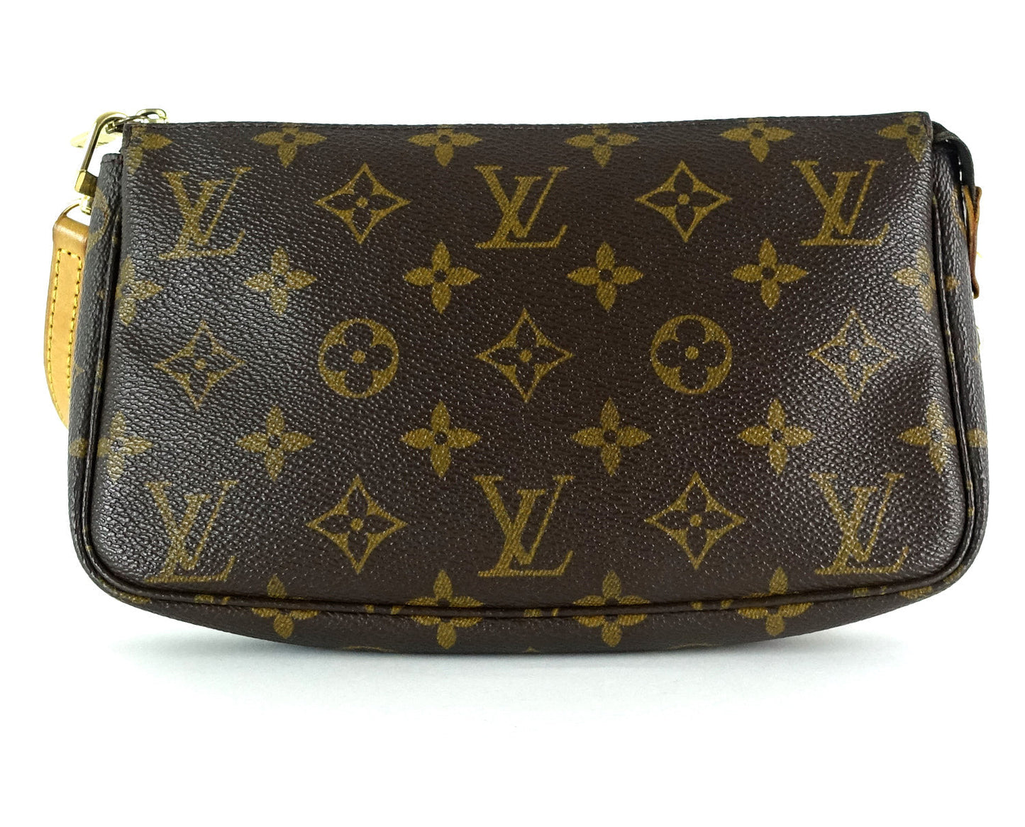 Louis Vuitto Pochette Accessoires Monogram Canvas Bag with Long Strap