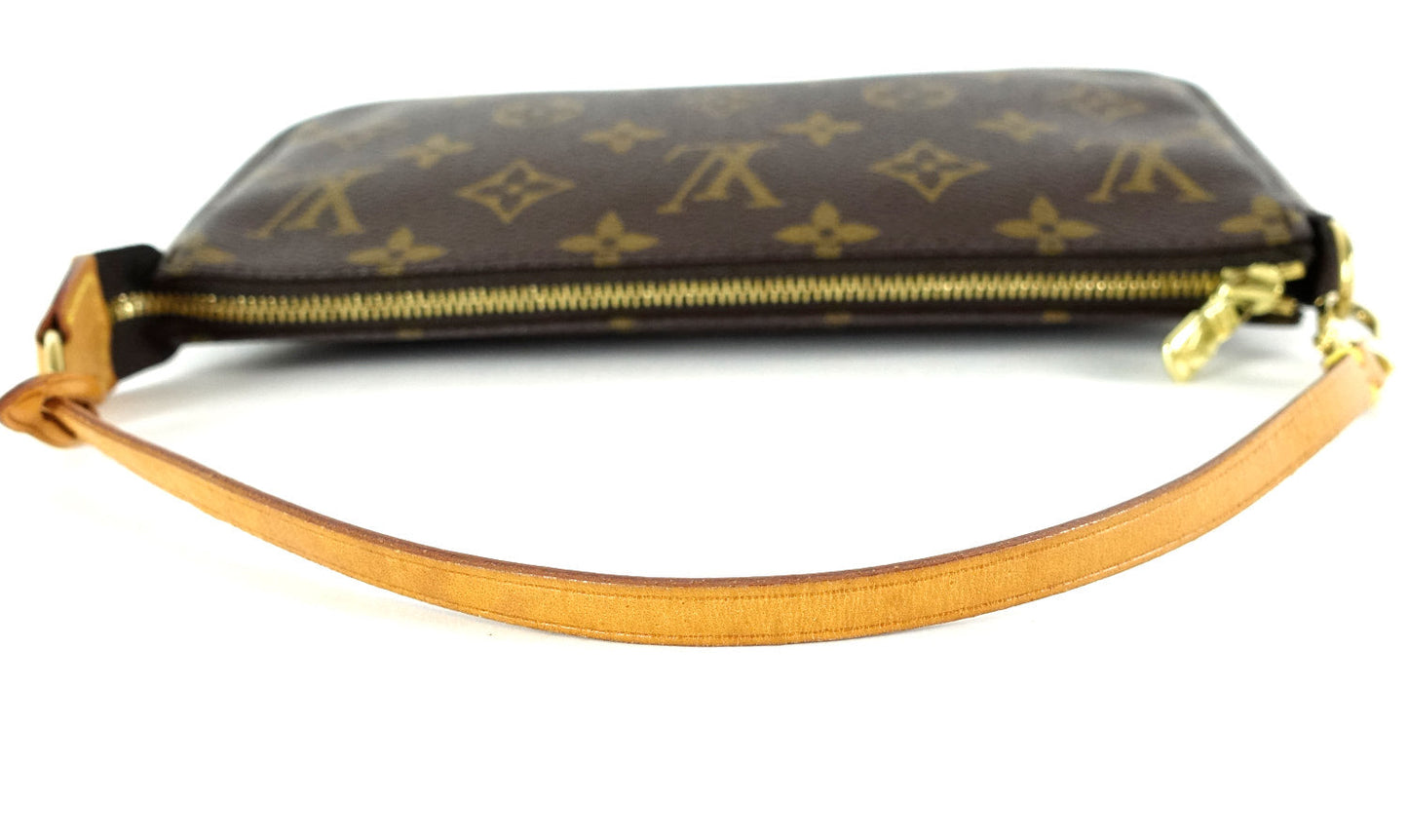Louis Vuitto Pochette Accessoires Monogram Canvas Evening Bag