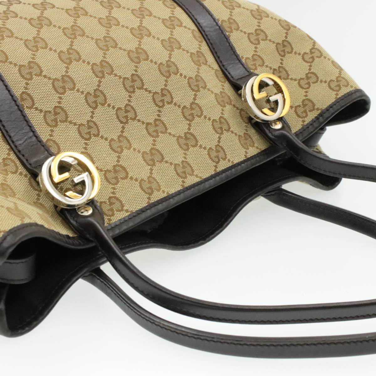 GUCCI Interlocking GG Canvas Tote Bag Beige 232957520981 pg1427