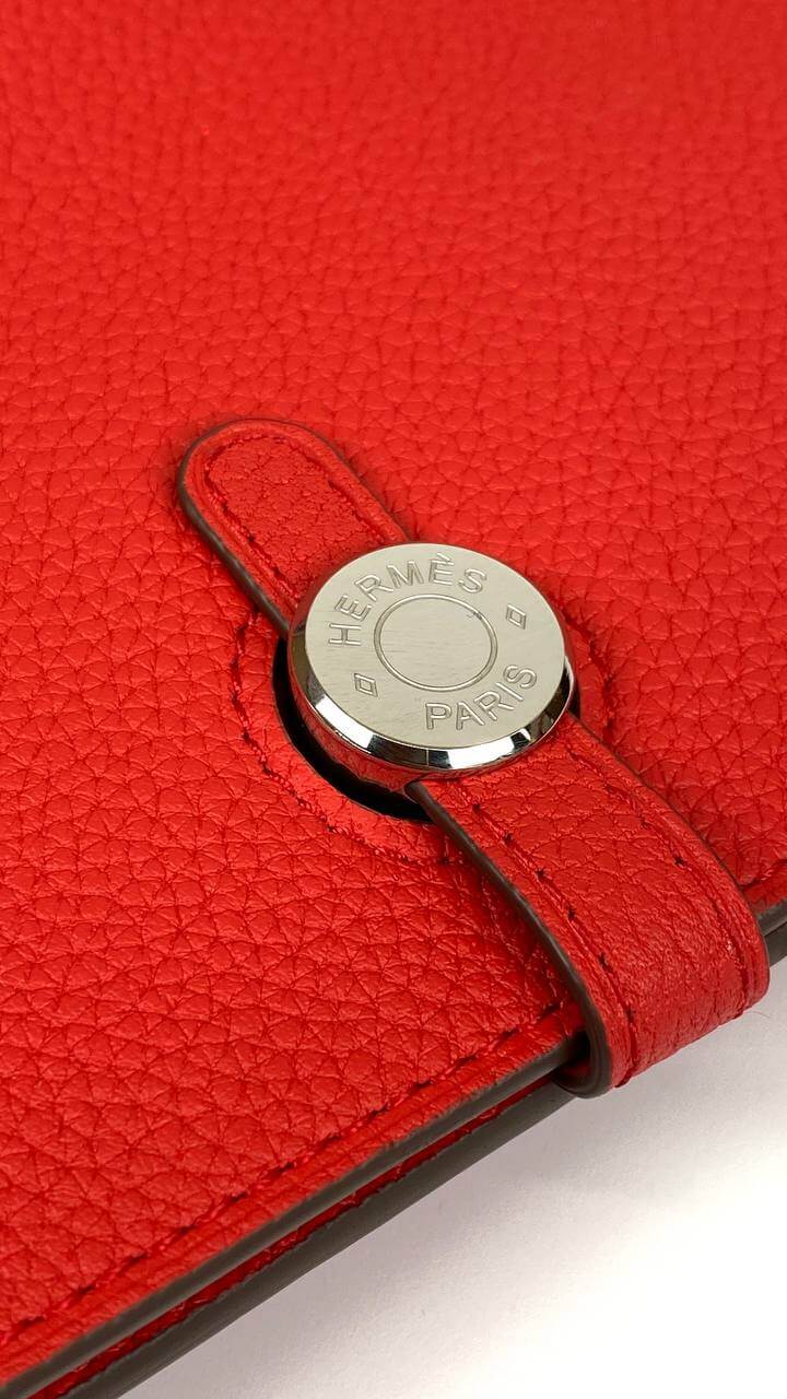 HermÃƒÆ’Ã‚Â¨s red Dogon Duo wallet