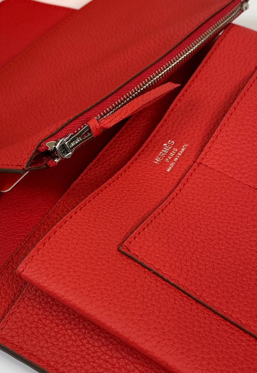 HermÃƒÆ’Ã‚Â¨s red Dogon Duo wallet