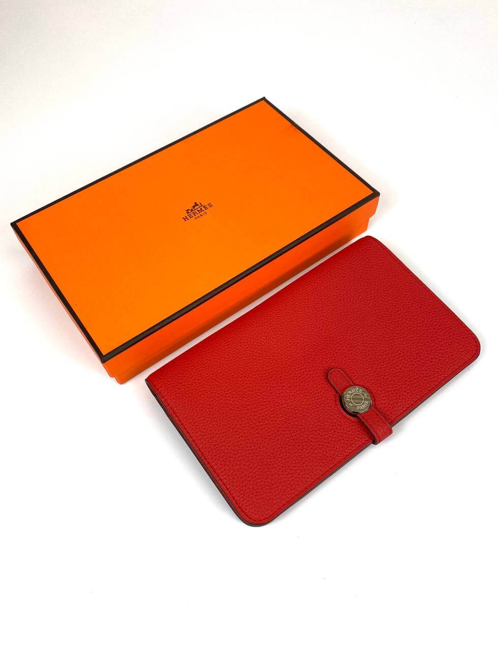 HermÃƒÆ’Ã‚Â¨s red Dogon Duo wallet
