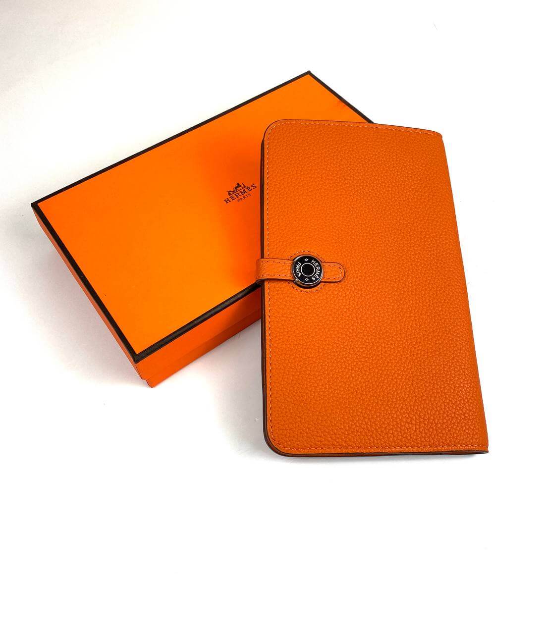 HermÃƒÆ’Ã‚Â¨s orange Dogon Duo wallet