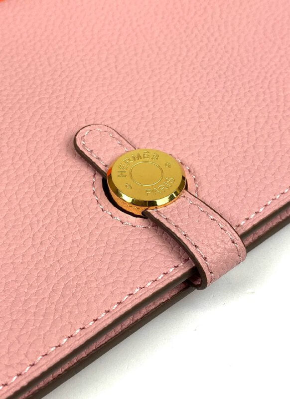HermÃƒÆ’Ã‚Â¨s pink Dogon Duo wallet
