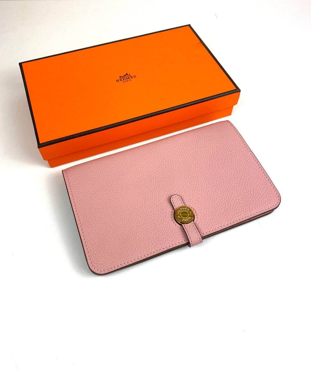 HermÃƒÆ’Ã‚Â¨s pink Dogon Duo wallet