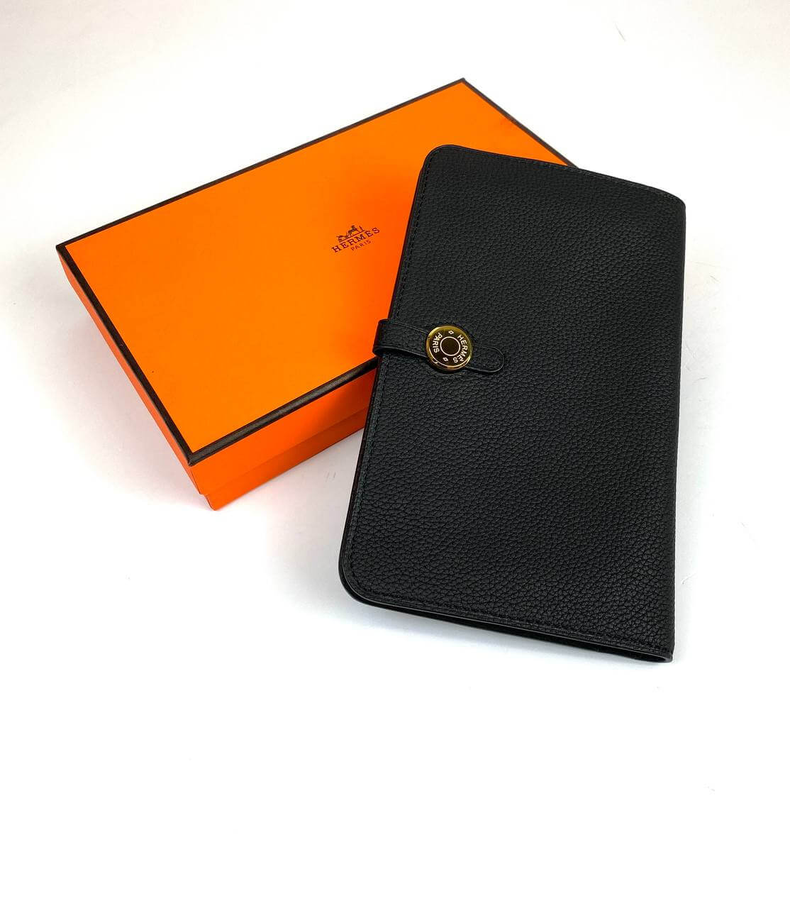 HermÃƒÆ’Ã‚Â¨s black Dogon Duo wallet
