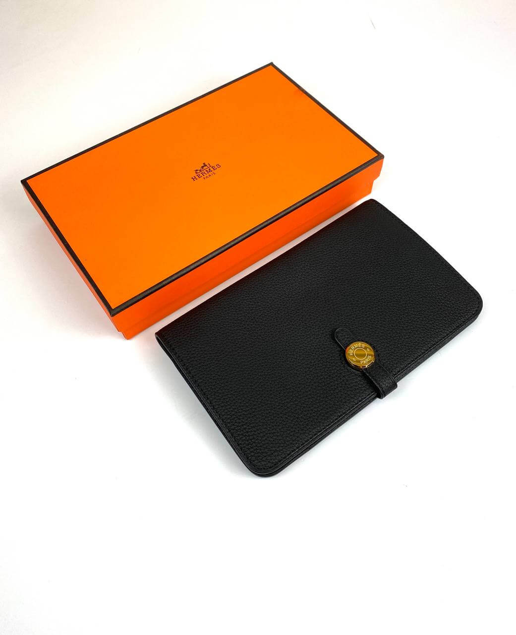 HermÃƒÆ’Ã‚Â¨s black Dogon Duo wallet