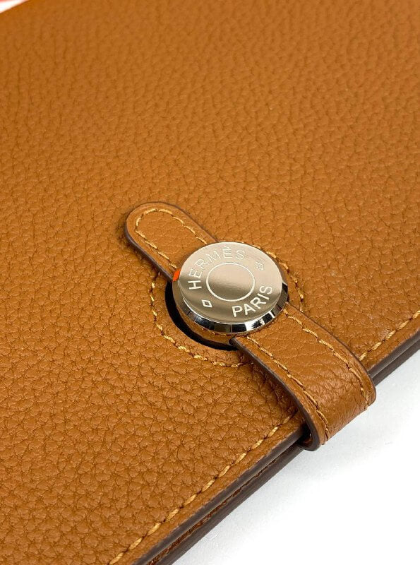 HermÃƒÆ’Ã‚Â¨s brown Dogon Duo wallet