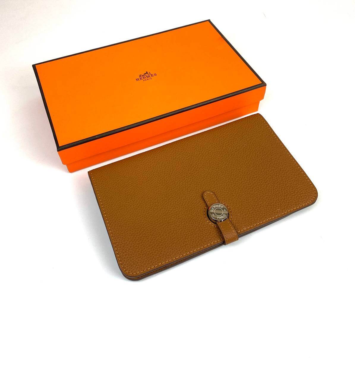 HermÃƒÆ’Ã‚Â¨s brown Dogon Duo wallet